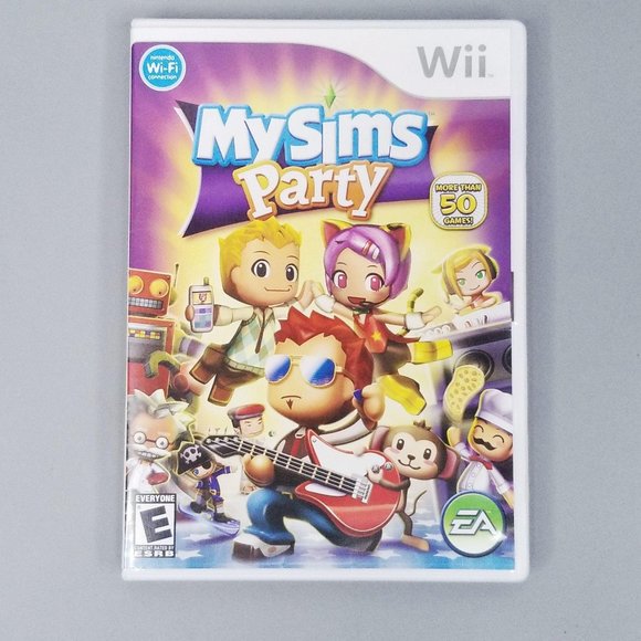 Nintendo Wii My Sims Party Complete Manual Tested - Picture 9 of 9